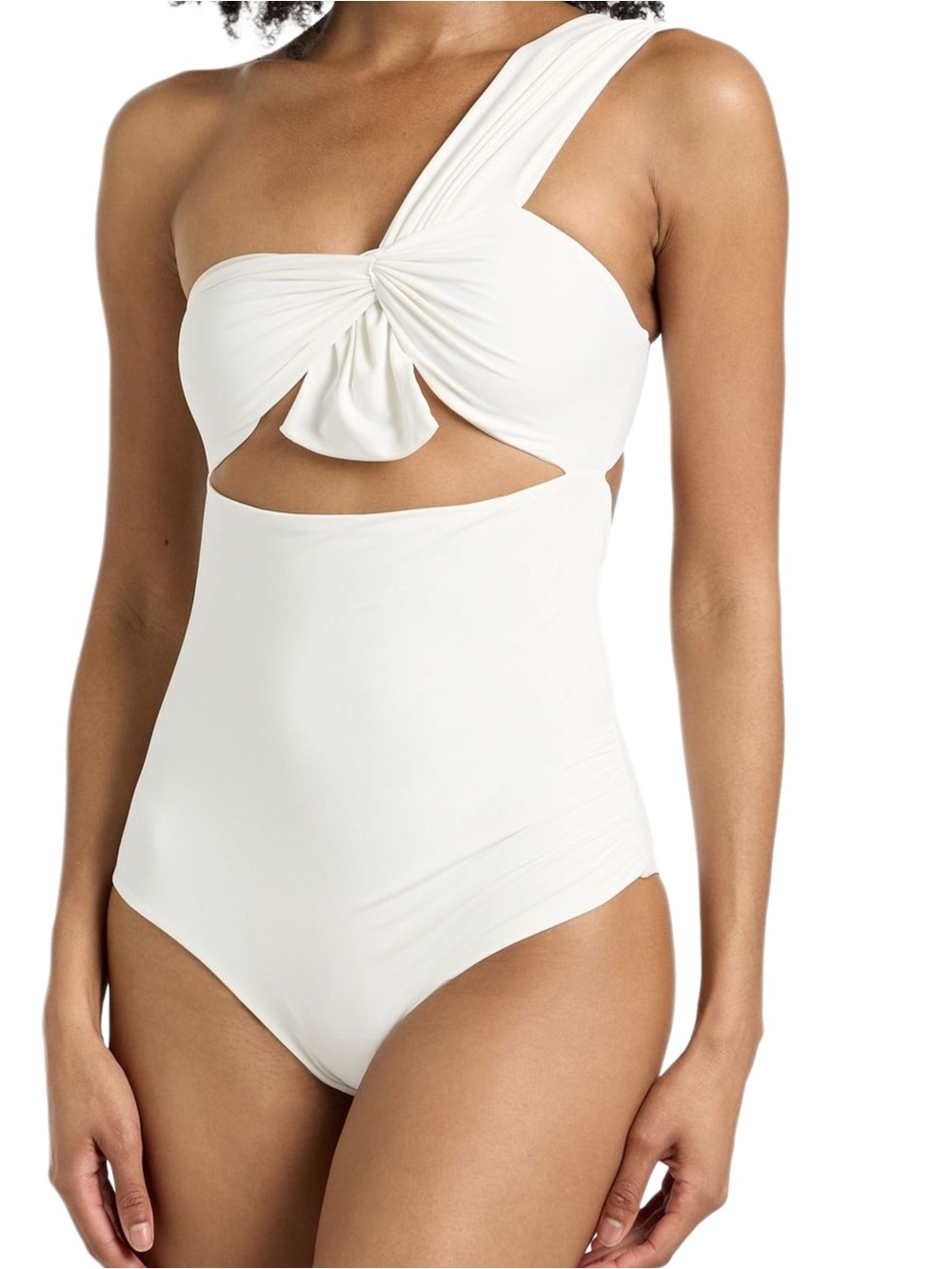 Marysia Swim Venice One-shoulder Cutout Swimsuit NWT
